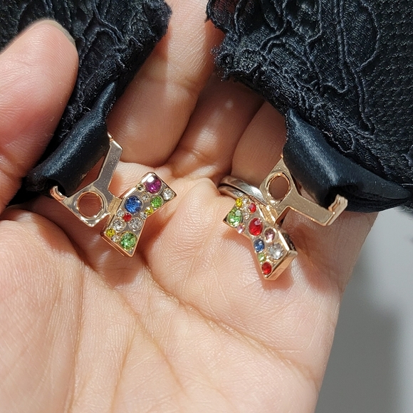 Savage X Fenty Romantic Corded Lace Front-Closure Push-Up Bra Black - Picture 10 of 17